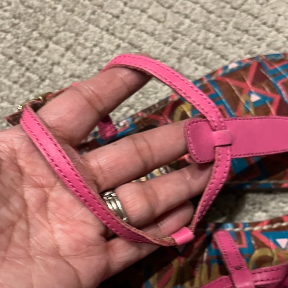 Sam Edelman Colorful Thong Sandals size 6 1/2 - Picture 6 of 7